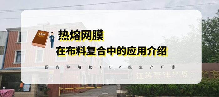 熱熔膠網膜在布料復合中的應用